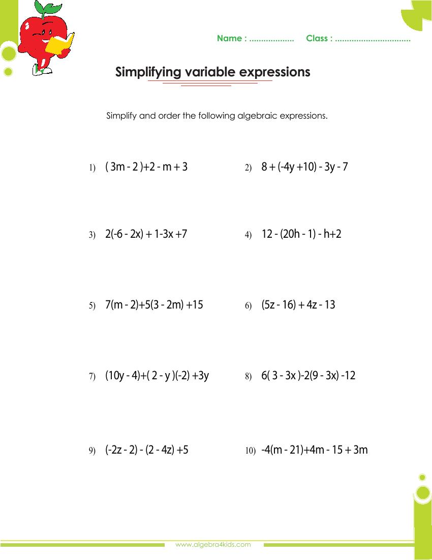 Factoring polynomials worksheets with answers and operations With Regard To Factoring Worksheet Algebra 2