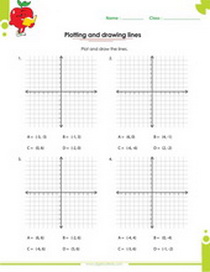 Cartesian plane, cartesian system, graphing linear functions worksheet