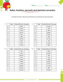converting ratios to percentages calculator